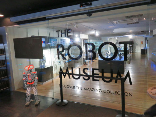 The Robot Museum, Madrid, Spanien, Eingang zum Museum