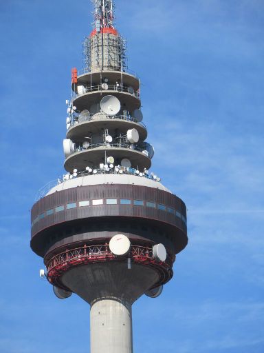 Torrespaña TV Turm, Madrid, Spanien, Antennen