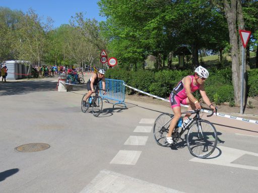 Triatlón Popular de Madrid 2016, Madrid, Spanien, Radfahren