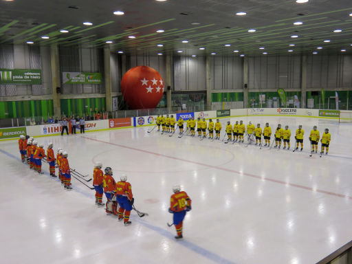 IIHF Ice Hockey Women’s World Championship Division II Group B, Valdemoro, Madrid, Spanien, Spielbeginn Rumänien - Spanien um 20:00