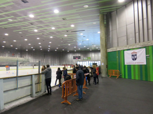 Pista de Hielo de Valdemoro, Eisbahn, Madrid, Spanien, Zugang auf die Eisbahn