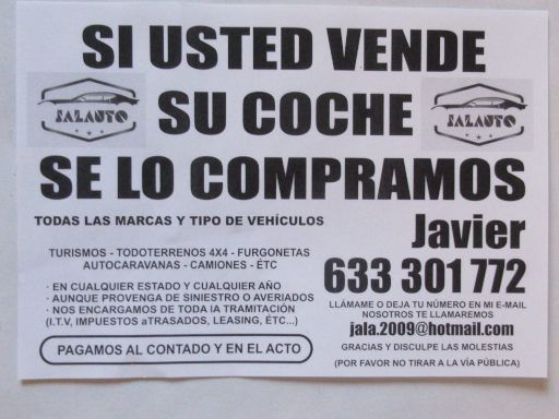 Vehículos abandonados, verlassene Fahrzeuge, Madrid, Spanien, Auto Kärtchenhändler Javier Mobiltelefon +34 633 301 772 im September 2025