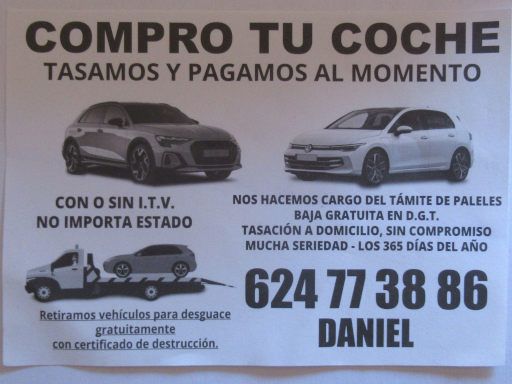 Vehículos abandonados, verlassene Fahrzeuge, Madrid, Spanien, Auto Kärtchenhändler Daniel Mobiltelefon +34 624 77 38 86 im September 2025