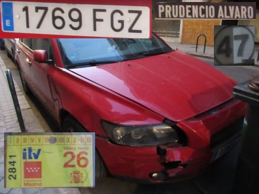 Veh&iacute;culos abandonados, verlassene Fahrzeuge, Madrid, Spanien, Volvo, Kennzeichen 1769 FGZ, Erstzulassung Oktober 2006, Calle Prudencio Alvaro 47, 28027 Madrid im August 2026