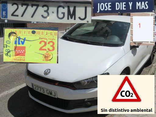 Veh&iacute;culos abandonados, verlassene Fahrzeuge, Madrid, Spanien, Volkswagen Scirocco TSI, Kennzeichen 2273 GMJ, Erstzulassung Mai 2009, Calle Jose Die y Mas 1, 28043 Madrid im August 2026