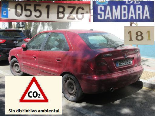 Veh&iacute;culos abandonados, verlassene Fahrzeuge, Madrid, Spanien, Citro&euml;n Xsara HDI, Kennzeichen 0551 BZG, Erstzulassung September 2002, Calle Sambara 181, 28027 Madrid im Juli 2026