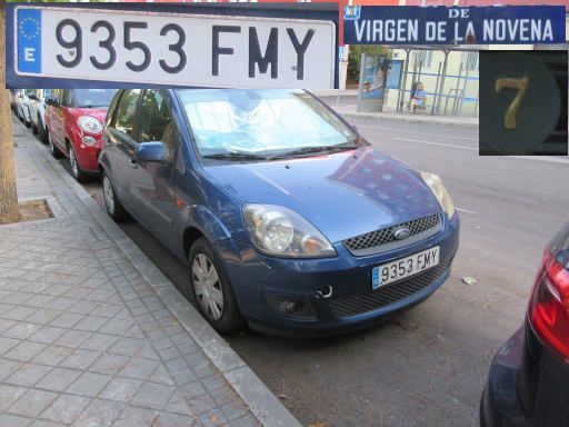 Veh&iacute;culos abandonados, verlassene Fahrzeuge, Madrid, Spanien, Ford Fiesta, Kennzeichen 9353 FMY, Erstzulassung M&auml;rz 2007, Calle Virgen de la Novena 7, 28027 Madrid im Juli 2026