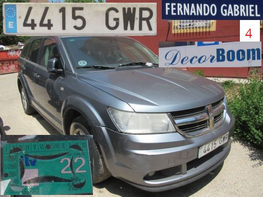 Veh&iacute;culos abandonados, verlassene Fahrzeuge, Madrid, Spanien, Dodge Journey SXT CRD, Kennzeichen 4415 GWR, Erstzulassung Mai 2010, Calle Fernando Gabriel 4, 28017 Madrid im Juli 2026