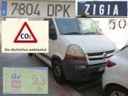 Veh&iacute;culos abandonados, verlassene Fahrzeuge, Madrid, Spanien, Opel Movano, Kennzeichen 7804 DPK, Erstzulassung Januar 2005, Calle Zigia 50, 28027 Madrid im Juni 2026