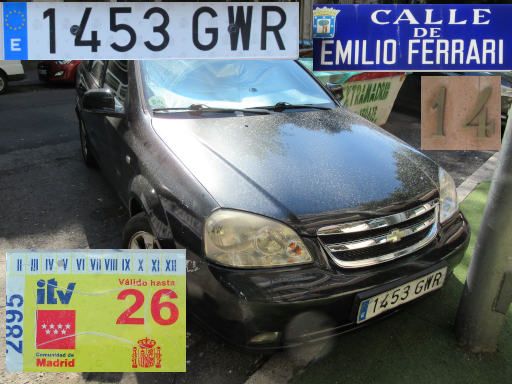 Veh&iacute;culos abandonados, verlassene Fahrzeuge, Madrid, Spanien, Chevrolet Nubira, Kennzeichen 1453 GWR, Erstzulassung Mai 2010, Calle Emilio Ferrari 14, 28017 Madrid im Juni 2026