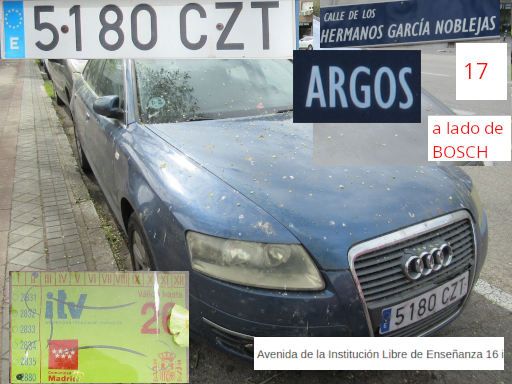 Veh&iacute;culos abandonados, verlassene Fahrzeuge, Madrid, Spanien, Audi A6 2.4, Kennzeichen 5180 CZT, Erstzulassung September 2004, Avenida de la Institucion Libre de Ense&ntilde;anza 17, 28037 Madrid im M&auml;rz 2026