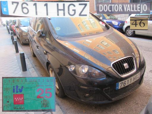 Veh&iacute;culos abandonados, verlassene Fahrzeuge, Madrid, Spanien, Seat Altea XL, Kennzeichen 7611 HGZ, Erstzulassung November 2011, Calle Doctor Vallejo 46, 28027 Madrid im M&auml;rz 2026