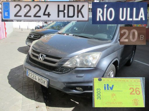 Vehículos abandonados, verlassene Fahrzeuge, Madrid, Spanien, Honda CR-V, Kennzeichen 2224 HDK, Erstzulassung Mai 2011, Calle Rio Ulla 20 B, 28017 Madrid im Mai 2026