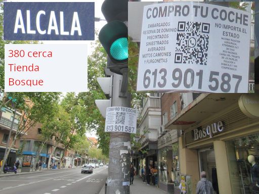 Veh&iacute;culos abandonados, verlassene Fahrzeuge, Madrid, Spanien, Autoh&auml;ndler ohne Name +34 631 901 587, Calle Alcala 380, 28027 Madrid im Oktober 2026