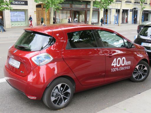 VEM Elektrofahrzeug Messe, 2017, Madrid, Spanien, Renault ZOE 2017 mit 400 km Reichweite