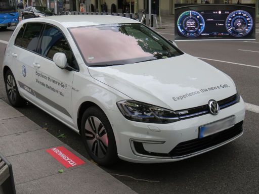 VEM Elektrofahrzeug Messe, 2017, Madrid, Spanien, Volkswagen e-Golf