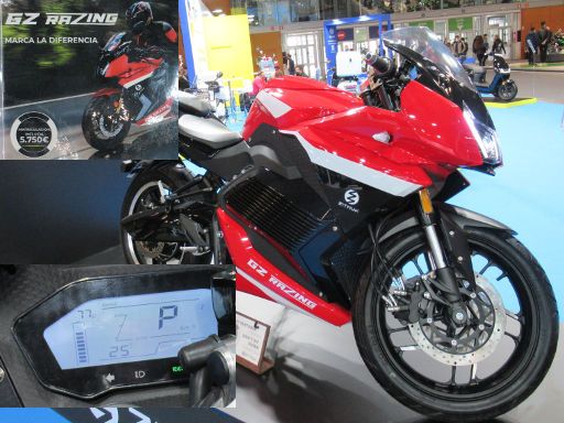 Vive la Moto 2022, Motorradmesse, Madrid, Spanien, ZITMUV GZ RaZing Elektromotorrad