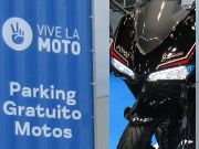 Vive la Moto 2022, Motorradmesse, Madrid, Spanien, IFEMA Motorrad Parkplatz vor der Halle 12