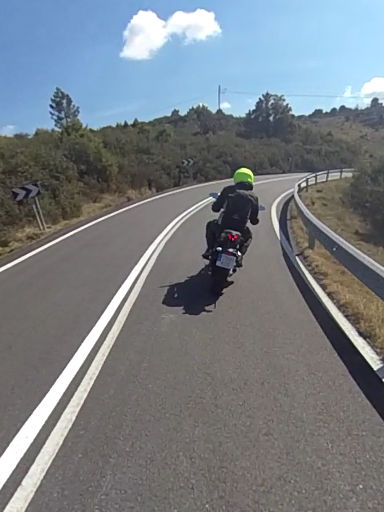 Vive la Moto - Formación 360° 2019, Madrid, Spanien, Kurvenfahrt