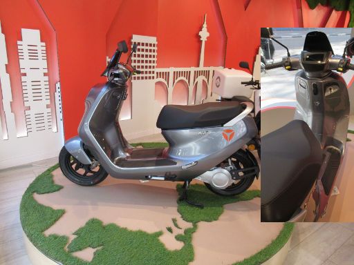 Yadea Elektro Zweiräder, Madrid, Spanien, C1S Pro, L3e Motorrad