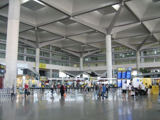 Flughafen Málaga, AGP, Spanien, Terminal 3 Abflug Bereich