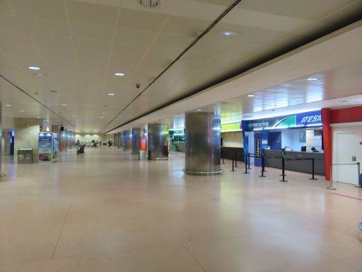 Flughafen Málaga, AGP, Spanien, Mietwagenzentrum im Tiefgeschoss