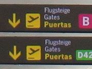 Flughafen Málaga, AGP, Spanien, Anzeigetafel