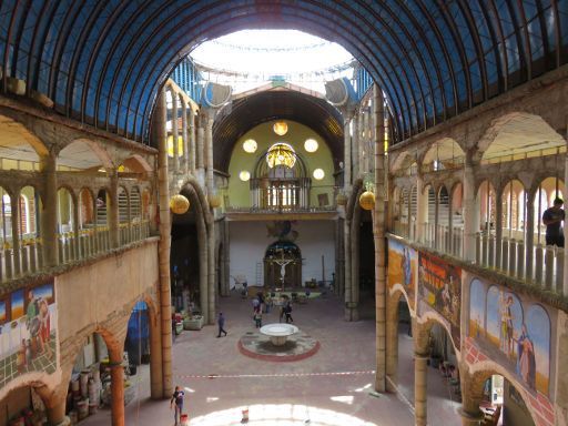 Kathedrale Justo Gallego Martínez, Mejorada del Campo, Spanien, Kirchenschiff Ansicht von oben im April 2017