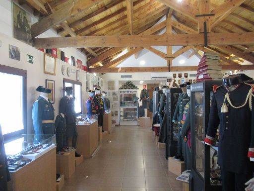 Museo del Guardia Civil, Navas del Rey, Spanien, Ausstellungsraum erster Gang