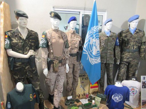 Museo del Guardia Civil, Navas del Rey, Spanien, Internationale Einsätze UN und NATO