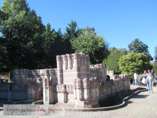 Parque Temático del Mudejar de Castilla y León, Olmedo, Spanien, Castillo de Coca, Coca