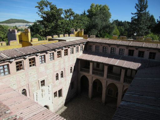 Parque Temático del Mudejar de Castilla y León, Olmedo, Spanien, Castillo de la Mota, Innenansicht, Medina del Campo, Valladolid