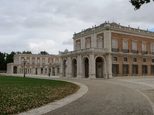 Palacio Real de Aranjuez, Aranjuez, Spanien, Schloss, Ansicht vom Plaza Eliptica