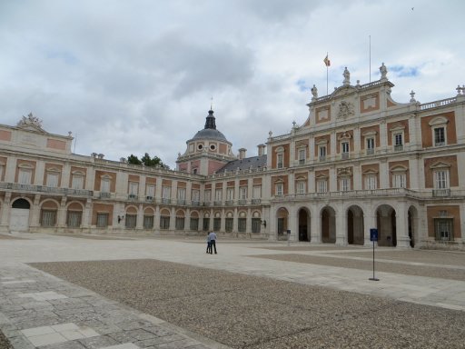 Palacio Real de Aranjuez, Aranjuez, Spanien, Innenhof vom Schloss