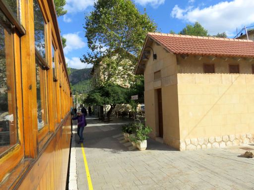 Ferrocarril de Sóller, Palma de Mallorca, Mallorca, Spanien, Bahnhof Bunyola