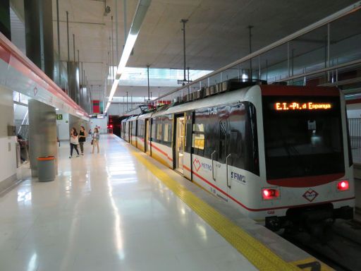 Metro de Palma, Palma de Mallorca, Spanien, Zug Linie M1 Station UIB