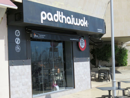 Palma de Mallorca, Spanien, padthaiwok® Thai Noodles Bar, Außenansicht padthaiwok® Avinguda Gabriel Roca 3 in 07014 Palma de Mallorca