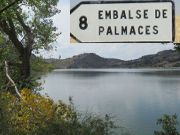 Stausee von Pálmaces, Pálmaces de Jadraque, Spanien, September 2020