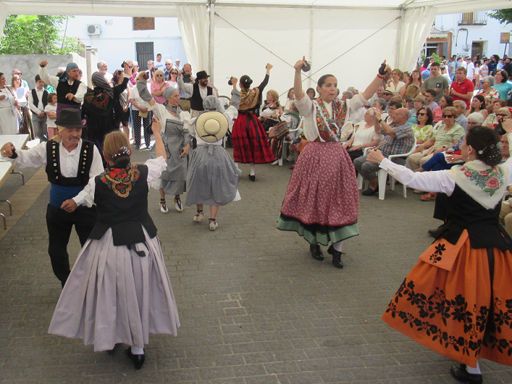 Mittelalterfest 2023, Pareja, Spanien, Tanz mit Kastagnetten