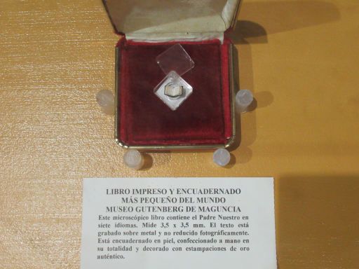 Monasterio de Poio, Poio, Spanien, kleinstes Buch der Welt