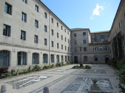 Monasterio de Poio, Poio, Spanien, Innenhof zum Zugang der Herberge