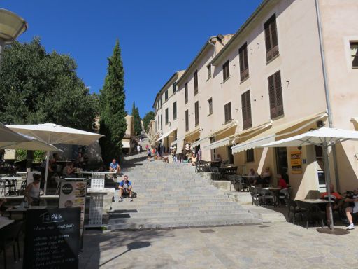 Pollença, Mallorca, Spanien, Aufgang zum Kalvarienberg