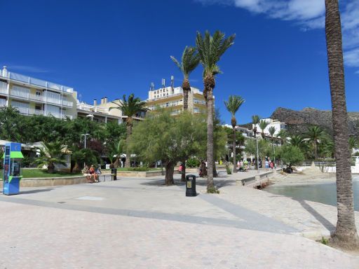 Pollença, Mallorca, Spanien, Promenade am Hafen