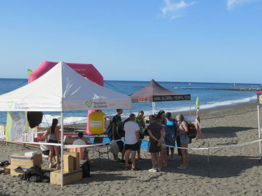 I. Traves&iacute;a a nado, Polopos - La Mamola, 2026, Polopos, Spanien, Schwimmwettbewerb, Anmeldung vor Ort am Playa de la Mamola