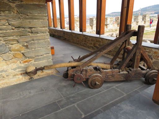 Burg von Ponferrada, Spanien, Steinschleuder