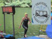 IV Traves&iacute;a a nado R&iacute;o L&eacute;rez 2026,  Schwimmwettbewerb, Pontevedra, Spanien, Ziel 2000 m / 4000 m