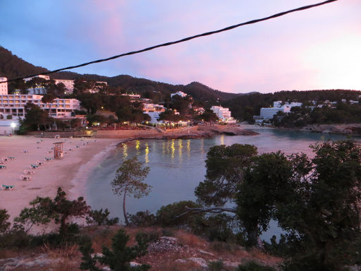 Portinatx, Ibiza, Spanien, Promenade am s’Arenal Gran