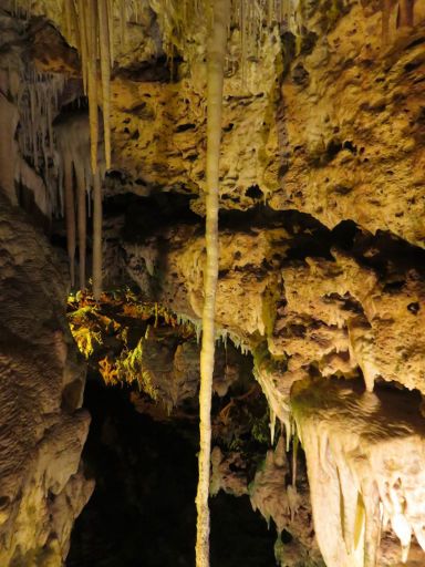 Cuevas dels Hams, Porto Cristo, Mallorca, Spanien, Stalaktiten und Stalagmiten