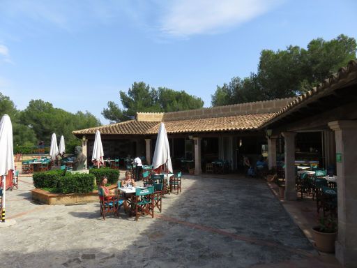 Cuevas dels Hams, Porto Cristo, Mallorca, Spanien, Restaurant mit Außenbereich