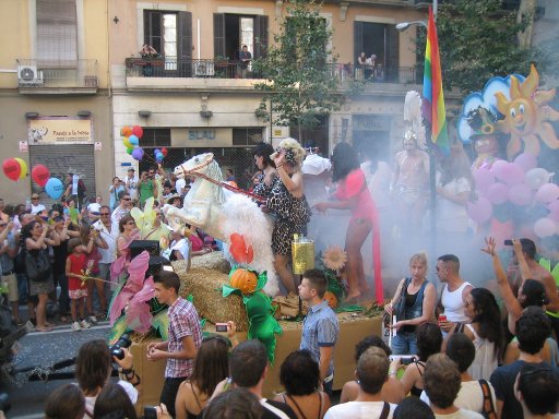 Pride Barcelona 2011, Barcelona, Spanien, Wagen von Ens entenem